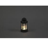 Snowtime Battery Water Lantern With 3 Snowmen - 18Cm High