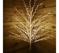 Snowtime Christmas 1.8m/6ft White Micro Dot Tree 900 Warm White LEDs