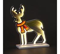 Snowtime Christmas Infinity Reindeer With 3D Led Tunnel Effect - 40Cm