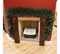 Snowtime Colorado Spruce Christmas Garland Decoration - Plain Green - 270cm x 25cm