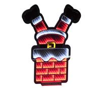 Snowtime Infinity Christmas Decoration Light Up Led Santa In Chimney Indoor Outdoor 60Cm