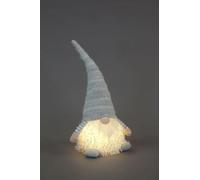 Snowtime LED Gonk Christmas Decoration Santa 47cm Plush Grey & White