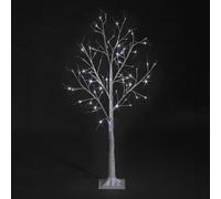 Snowtime Outdoor Or Indoor Birch Tree With Ice White Leds - 1.2M - 48 Led's