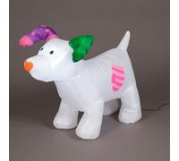 Snowtime The Snowman And The Snowdog Inflatable Snowdog With 2 Warm White Leds