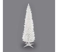 Snowtime White Pencil Artificial Christmas Tree 6 Foot
