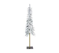 Snowy Alpine Slim 8ft Artificial Christmas Tree