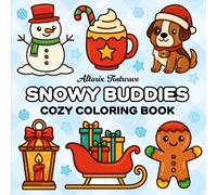 Snowy Buddies: Cozy Christmas Coloring Book for Adults and Teens Featuring Kawaii Winter Animals and Cute Holiday Things with Magical Vibes for Relaxation and Stress Relief (Cozy Buddies Collection)