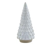 Snowy Ceramic Spruce Tree - Winter Holiday Decor