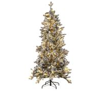Beliani Pre-Lit Christmas Tree 180 Cm Green Tatlow