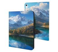 Snowy Covered Alpspeaks Fir Lake Tablet Case Compatible with ipad Air5/air4 (10.9in) /ipad Pro 2018(11in) Stand Protective Case Slim Tablet Cover