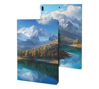 Snowy Covered Alpspeaks Fir Lake Tablet Case Compatible with ipad Pro/ipad Air3(10.5in) Stand Protective Case Slim Tablet Cover