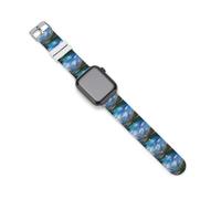 Snowy Covered Alpspeaks Fir Lake Watch Band Replacement Straps | Compatible for Apple Watch,Silicone Strap,Sport Bands,for Men Women,Wrist Straps,Adjustable