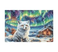 Snowy Cute British Shorthair Cat 1000-piece Jigsaw Puzzle Bundle Splendid Celestial Critters Family Puzzle Lovers Brain Training Mindful Activity Spring Paperboard Creativity & Gift Giving