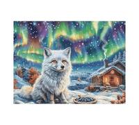 Snowy Cute British Shorthair Cat 500 Piece Complete Jigsaw Puzzle Set Splendid Celestial Critters Teens Beginners Educational Challenge Puzzle Fans Group Play Anniversary Fathers Thick Cardboard 500