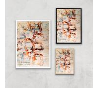 Snowy Forest Giclee Art Print - A3 - White Frame