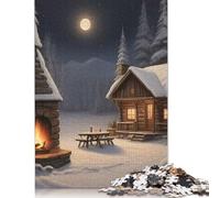 Snowy Forest Puzzle for Adults And Teenagers 1000 Pieces Puzzles for Teenagers Gifts Game Toys for Adults 1000pcs (75x50cm)