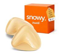 Snowy.Insert Sticky Push-Up Bra Inserts - Double-Sided Adhesive Pads, Waterproof Strapless Support for Backless Outfits, Biege, B