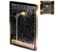 Snowy Lamp,Snowy Street Lamp,DIY Snow Scenery Night Light,Christmas Snow Scenery Night Light for Christmas Indoor Decoration