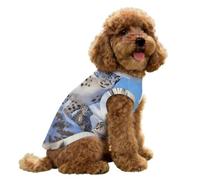 Snowy Leopard Pet Vest for Small Ice Silk Tank Top Dog