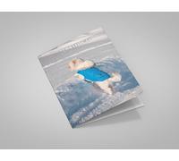 Snowy Maltese Dog Wearing Coat Pack of 5 Christmas Greeting Cards 125mm x 178mm Including Envelopes GC497PCK5