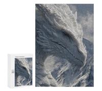 Snowy Mountain Dragon Puzzle 1000 Teile Schwer Puzzle Spielzeug Lernspiel Impossible Herausforderungsspielzeug Für Erwachsene Kinder 300 PCS