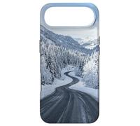 Snowy Mountain Road Winter Scenic Landscape View Case for iPhone Air