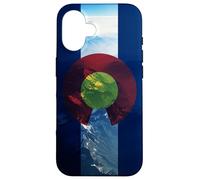 Snowy Mountains Colorado Flag - Coloradan Pride Case for iPhone 16