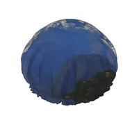 Snowy Mountains print Stylish Shower Cap Reusable Shower Cap Women Large Shower Cap for Braids Long Hair