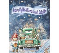 Snowy Nights & Word Search Delights: A Christmas Word Search Puzzle Book with 75+ Holiday-Themed Challenges for All Ages | 8.5x11in over 1500 words