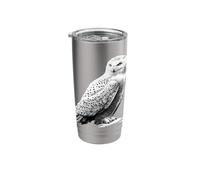 Snowy Owl Barn Eagle Arctic Owl Cute White Polar Owls Stainless Steel Insulated Tumbler
