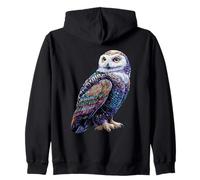 Snowy Owl Barn Eagle Arctic Owl Cute White Polar Owls Zip Hoodie
