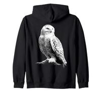 Snowy Owl Barn Eagle Arctic Owl Cute White Polar Owls Zip Hoodie