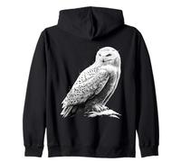 Snowy Owl Barn Eagle Arctic Owl Cute White Polar Owls Zip Hoodie