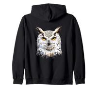 Snowy Owl Barn Eagle Arctic Owl Cute White Polar Owls Zip Hoodie