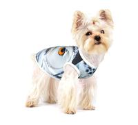 Snowy Owl Eyes Print Dog Shirt,Dog Shirt Vest for Small Breeds Like Chihuahuas,Yorkies, and Puppies