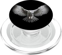 Snowy Owl in Flight PopSockets PopGrip for MagSafe