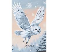 Snowy Owl Notebook - Bird Lovers - Birds Notebook - Gifts for Men Women Children - Owl Lined Notebook Journal Diaries 6x9, 120 pages