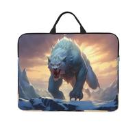 Snowy Running Monster Laptop Sleeve Case 14 Inch Laptop Sleeve Computer Carrying Bag Applies To 14" Notebooks