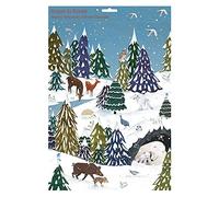 Snowy Sanctuary Roger La Borde Flat Advent Calendar 380 x 270 mm Gold Foil
