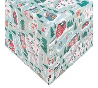 Snowy Slopes Premium Crib Sheet