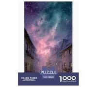 Snowy Town 1000-piece Puzzle 38x26cm/1000pcs, - Creative Educational Game, Stress-relief for Adults, Home Decoration And Gift