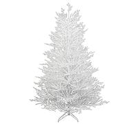 Snowy White Twig Tree 180cm Festive Christmas With White Metal Base