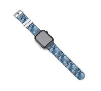 Snowy Wolf Full Moon Novelty Strap Compatible with IWatch Funny Soft Smart Watch Bands 38mm/40mm42mm/44mm