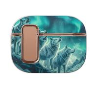 Snowy Wolves Headphone Case Compatible with Airpod Pro 2 Protective Cover Cute Hard Case