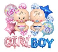 SNOWZAN Gender Reveal Party Decoration Baby Shower Decoration Boy Gender Reveal Balloon Gender Reveal Party Decoration Baby Shower Decoration Girls for Baby Shower Decoration Girls Boy Girl or Boy