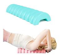 SNPE Wave Pattern Half Foam Roller - Superior Rigidity for High Level of Self Myofascial Release & Trigger Point Massage, Half Massage Foam Roller for Neck, Shoulder, Back Muscle Relief (Mint)