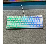 Snpurdiri 60% Gaming Keyboard, RGB Backlit Small Keyboard | Ultra-Compact 60 Percent Keyboard with Detachable USB-C Cable | UK Compatible US Layout | Contour Line Design for PC/Mac