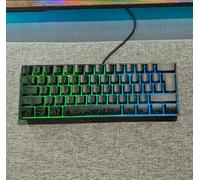 Snpurdiri 60% Gaming Keyboard, RGB Backlit Small Keyboard | Ultra-Compact 60 Percent Keyboard with Detachable USB-C Cable | UK Compatible US Layout | Contour Line Design for PC/Mac