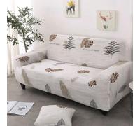 Snqzo Sofa Cover 1/2/3/4 Seater High Stretch Sofa Covers Super Soft Sofa Slipcover Printed Pattern Sofa Covers All-inclusive Sofa Slipcover Non Slip Sofa Cover Washa(Size:1 Seater(90-140cm),Color:O)