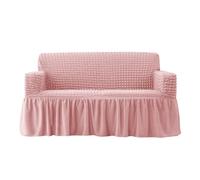 Snqzo Sofa Covers with Skirt High Stretch Sofa Slipcover 1/2/3/4 Seater Super Soft Couch Covers Non-Slip Sofa Slipcover Spandex Couch Cover Washable Sofa Cover for C(Size:4 Seater(235-300cm),Color:G)